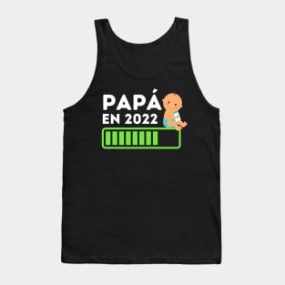 Papa in 2022 Future Father Dad Family Baby Birth Tank Top